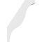 Ekena Millwork 3 1/2-in. W x 24-in. D x 36-in. H Funston Architectural Grade PVC Knee Brace BRCP035X24X36FST - alternate 4